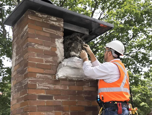 Humane removal of debris and animals by Deltona Chimney Sweep in Deltona, FL