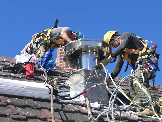 Protective chimney cap installed by Deltona Chimney Sweep in Deltona, FL