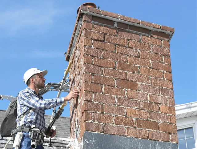 Brickwork for a chimney rebuild by Deltona Chimney Sweep in Deltona, FL