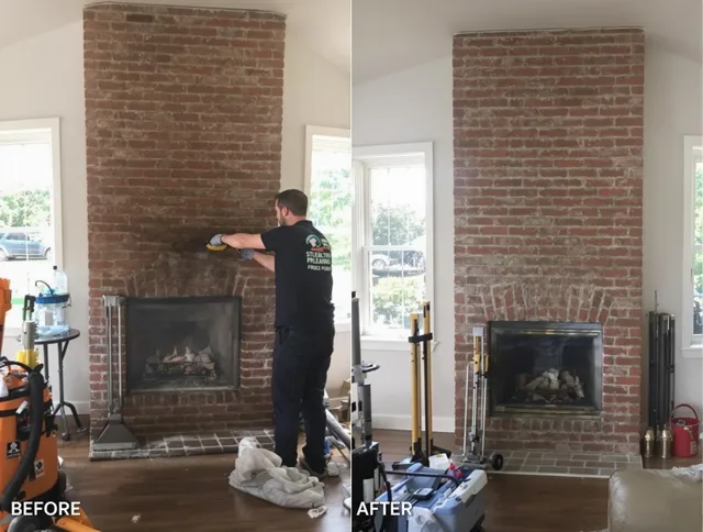Finished chimney sweeping service by Deltona Chimney Sweep in Deltona, FL