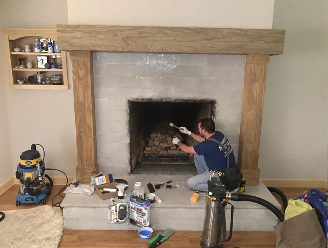 Detailed creosote removal process by Deltona Chimney Sweep in Deltona, FL