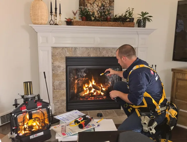 Safety-focused fireplace inspection by Deltona Chimney Sweep in Deltona, FL