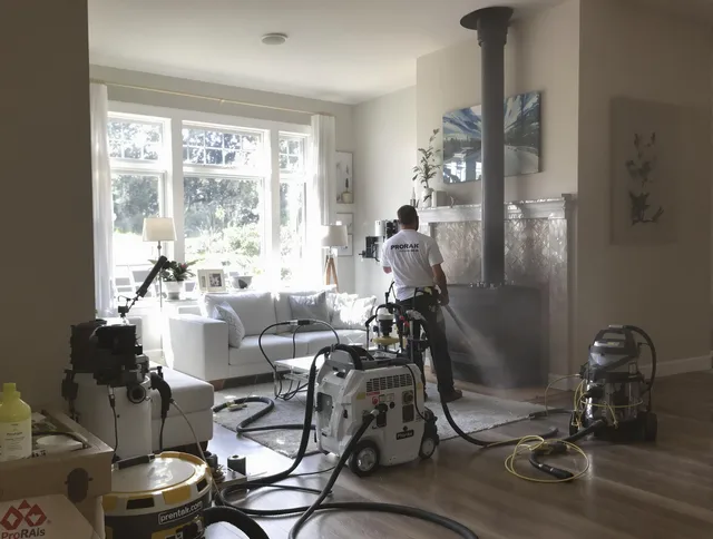 Soot removal service by Deltona Chimney Sweep for a fireplace in Deltona, FL